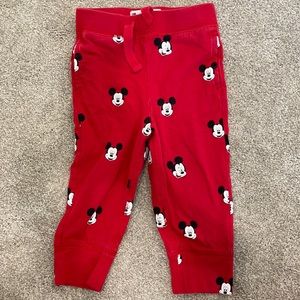 Baby Gap Mickey Mouse pants